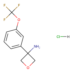 3-(3-(trifluoromethoxy)phenyl)oxetan-3-amine hydrochloride