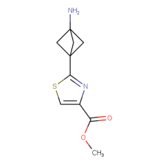 methyl 2-(3-aminobicyclo[1.1.1]pentan-1-yl)thiazole-4-carboxylate