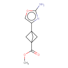 methyl 3-(2-aminooxazol-4-yl)bicyclo[1.1.1]pentane-1-carboxylate