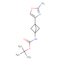 tert-butyl (3-(2-aminooxazol-4-yl)bicyclo[1.1.1]pentan-1-yl)carbamate
