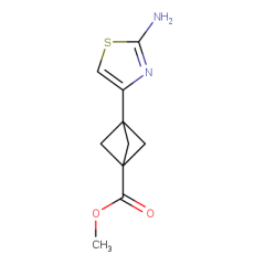 methyl 3-(2-aminothiazol-4-yl)bicyclo[1.1.1]pentane-1-carboxylate