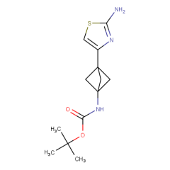 tert-butyl (3-(2-aminothiazol-4-yl)bicyclo[1.1.1]pentan-1-yl)carbamate