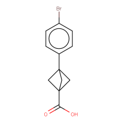 3-(4-bromophenyl)bicyclo[1.1.1]pentane-1-carboxylic acid
