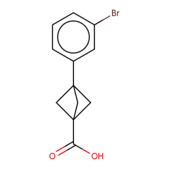 3-(3-bromophenyl)bicyclo[1.1.1]pentane-1-carboxylic acid