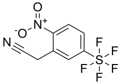 (2-Nitro-5-(pentafluorosulfanyl)phenyl)acetonitrile