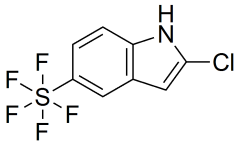2-chloro-5-pentafluorosulfanyl-1H-indole