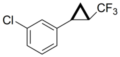 (+/-)-1-chloro-3-(trans-2-(trifluoromethyl)cyclopropyl)benzene
