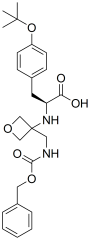 (S)-2-((3-((((benzyloxy)carbonyl)amino)methyl)oxetan-3-yl)amino)-3-(4-(tert-butoxy)phenyl)propanoic acid