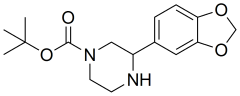 tert-butyl 3-(benzo[d][1,3]dioxol-5-yl)piperazine-1-carboxylate