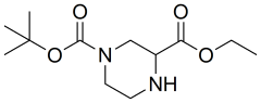 1-tert-butyl 3-ethyl piperazine-1,3-dicarboxylate
