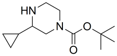 tert-butyl 3-cyclopropylpiperazine-1-carboxylate