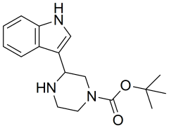 tert-butyl 3-(1H-indol-3-yl)piperazine-1-carboxylate
