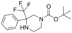 tert-butyl 3-phenyl-3-(trifluoromethyl)piperazine-1-carboxylate