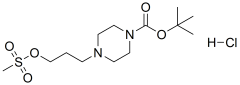 tert-butyl 4-[3-(methanesulfonyloxy)propyl]piperazine-1-carboxylate hydrochloride