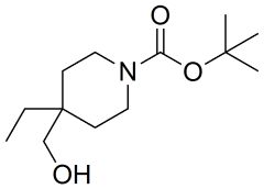 tert-butyl 4-ethyl-4-(hydroxymethyl)piperidine-1-carboxylate