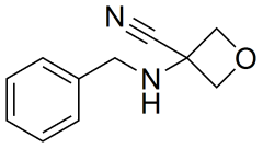 3-(benzylamino)oxetane-3-carbonitrile