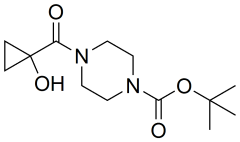 tert-butyl 4-(1-hydroxycyclopropanecarbonyl)piperazine-1-carboxylate