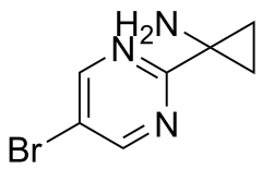1-(5-bromopyrimidin-2-yl)cyclopropan-1-amine hydrochloride