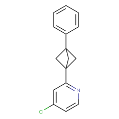 4-chloro-2-(3-phenylbicyclo[1.1.1]pentan-1-yl)pyridine
