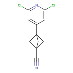 3-(2,6-dichloropyridin-4-yl)bicyclo[1.1.1]pentane-1-carbonitrile