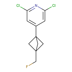 2,6-dichloro-4-(3-(fluoromethyl)bicyclo[1.1.1]pentan-1-yl)pyridine