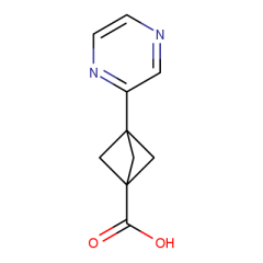 3-(pyrazin-2-yl)bicyclo[1.1.1]pentane-1-carboxylic acid