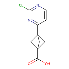3-(2-chloropyrimidin-4-yl)bicyclo[1.1.1]pentane-1-carboxylic acid