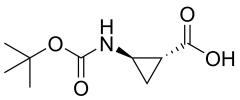trans-2-{[(tert-butoxy)carbonyl]amino}cyclopropane-1-carboxylic acid