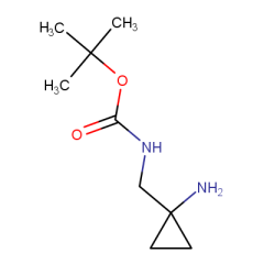 tert-butyl N-[(1-aminocyclopropyl)methyl]carbamate