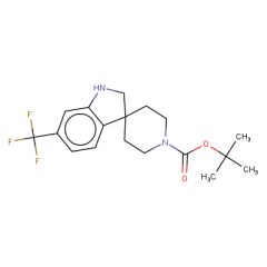 tert-butyl 6-trifluoromethylspiro[indoline-3,4'-piperidine]-1'-carboxylate
