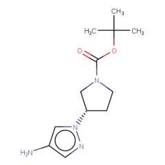 tert-butyl 3-(4-amino-1H-pyrazol-1-yl)pyrrolidine-1-carboxylate