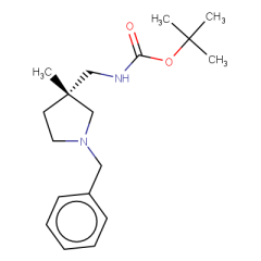 tert-butyl N-[(1-benzyl-3-methylpyrrolidin-3-yl)methyl]carbamate