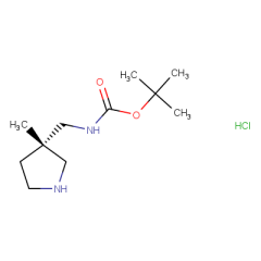 tert-butyl N-[(3-methylpyrrolidin-3-yl)methyl]carbamate hydrochloride