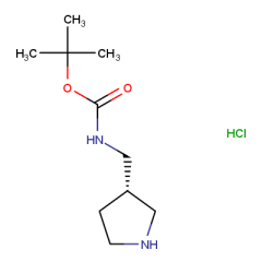 tert-butyl N-[(pyrrolidin-3-yl)methyl]carbamate hydrochloride