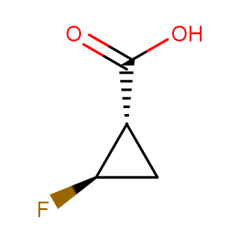 trans-2-fluorocyclopropanecarboxylic acid