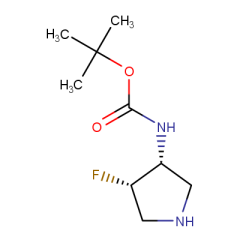 tert-butyl N-[(3R,4S)-4-fluoropyrrolidin-3-yl]carbamate