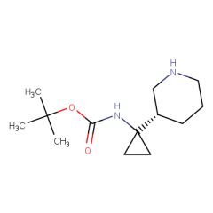 tert-butyl N-[1-(piperidin-3-yl)cyclopropyl]carbamate