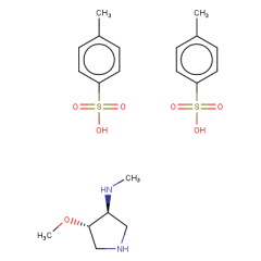 (3S,4S)-4-methoxy-N-methylpyrrolidin-3-amine bis(4-methylbenzenesulfonate)