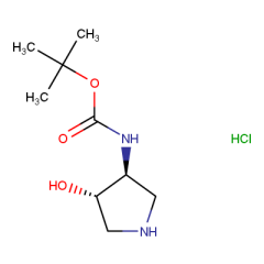 tert-butyl N-[trans-4-hydroxypyrrolidin-3-yl]carbamate hydrochloride