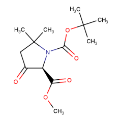 1-tert-butyl 2-methyl 5,5-dimethyl-3-oxopyrrolidine-1,2-dicarboxylate