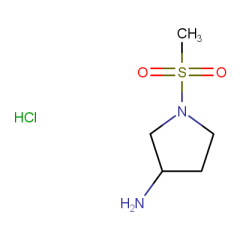 1-methanesulfonylpyrrolidin-3-amine hydrochloride