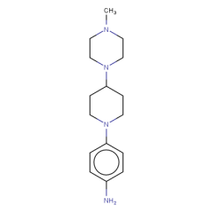4-[4-(4-methylpiperazin-1-yl)piperidin-1-yl]aniline