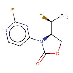 (4R)-4-[(1S)-1-fluoroethyl]-3-(2-fluoropyrimidin-4-yl)-1,3-oxazolidin-2-one