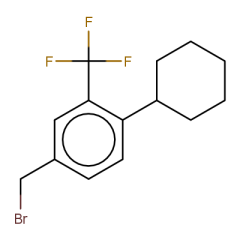 4-(bromomethyl)-1-cyclohexyl-2-(trifluoromethyl)benzene