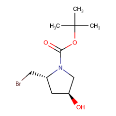tert-butyl (2R,4S)-2-(bromomethyl)-4-hydroxypyrrolidine-1-carboxylate