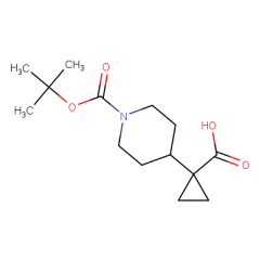 1-{1-[(tert-butoxy)carbonyl]piperidin-4-yl}cyclopropane-1-carboxylic acid