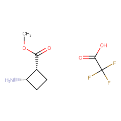 methyl (1R,2S)-2-aminocyclobutane-1-carboxylate 2,2,2-trifluoroacetate