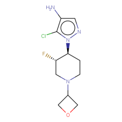 5-chloro-1-[trans-3-fluoro-1-(oxetan-3-yl)piperidin-4-yl]-1H-pyrazol-4-amine