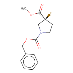 O1-benzyl O3-methyl 3-fluoropyrrolidine-1,3-dicarboxylate