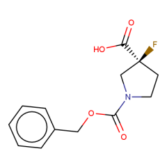 1-[(benzyloxy)carbonyl]-3-fluoropyrrolidine-3-carboxylic acid